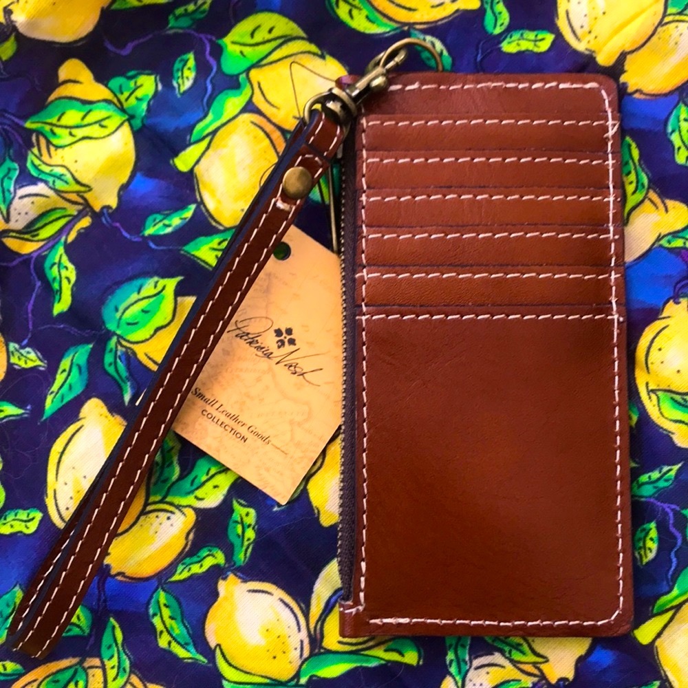 Brand New Patricia Nash Genuine Leather Almeria Card Wallet Wristlet - Picture 12 of 12
